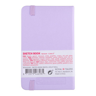 Скицник, Talens Art Creation, 9 x 14 цм, pastel violet 