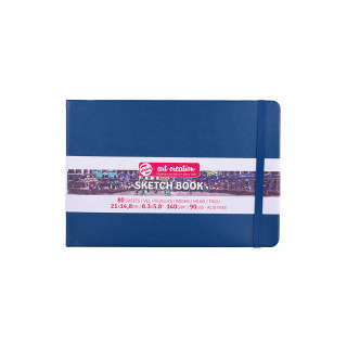 Скицник, Talens Art Creation, 21 x 14.8 цм, navy blue 