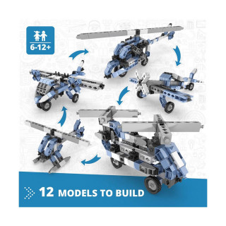 Коцки за градба - Летала, Inventor 12 models - Aircrafts