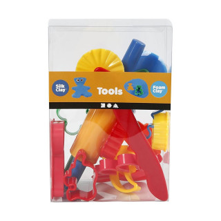 Сет алатки за изработка со глина, Cutters and tools, 15 парчиња