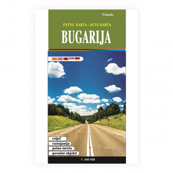 Патна карта на Бугарија 