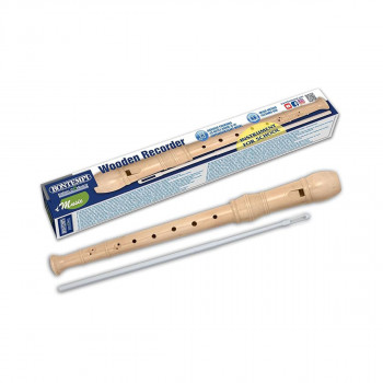 Дрвена барокна блок флејта, Wooden Baroque Recorder, 28 ноти 