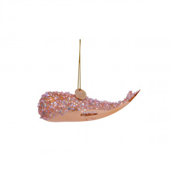 Лампион, Pink Transparent Whale, 2.5cm 