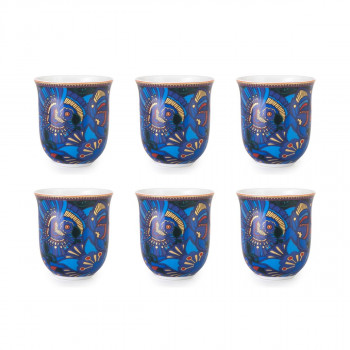 Сет од 6 шолји за кафе, Kashmir, 90ml 