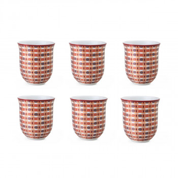 Сет од 6 шолји за кафе, Opera, 90ml 