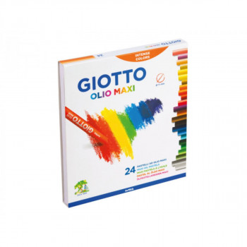 Мрсни боички, Giotto, Olio Maxi, 24 бои, Ø11 мм 