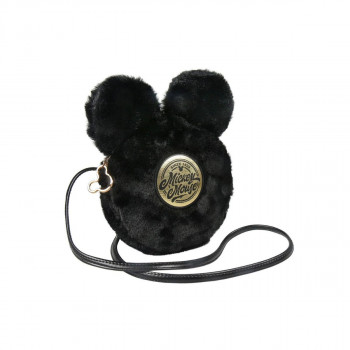 Чанта за на рамо, Mickey, крзнестa, црнa 