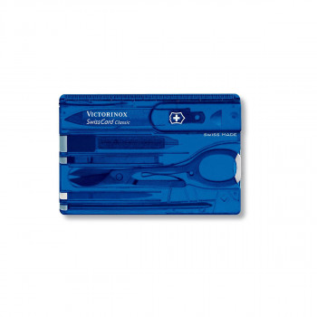 Џебна алатка - картичка, Victorinox, Swiss Card, 82 x 54.5мм, сина 