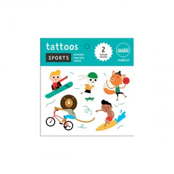 Детски привремени тетоважи, Makii, Спорт 