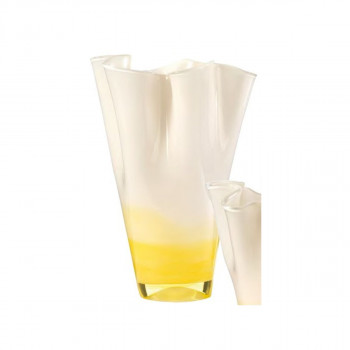 Стаклена вазна, Barhein, Giallo Limone Vaso Fazzoletto 