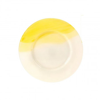 Декоративна стаклена чинија, Barhein, Giallo Limone Prato Marcador 