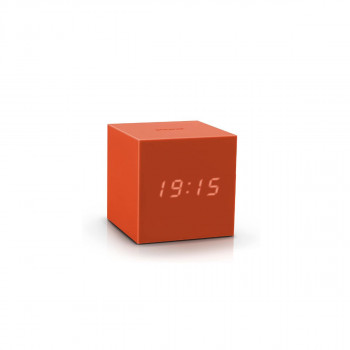 Часовник, Gravity Cube Click Clock, портокалов 