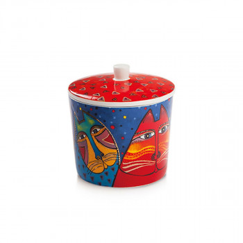 Сад за шеќер, Laurel Burch, Fantastic Felines, црвен 