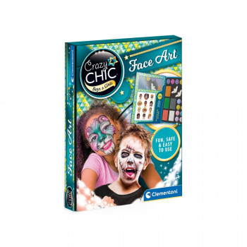 Креативен сет за боење на лице, Crazy Chic - Boys & Girls, Face Art 