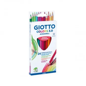 Акварелни моливи во боја, Giotto, Colors 3.0 Acquarell, 24 бои 