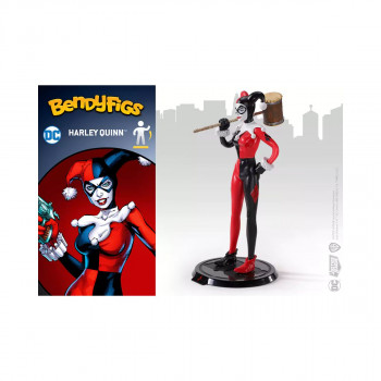 Фигура, Bendyfigs, DC - Harley Quinn, Jester outfit 