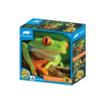 3D сложувалка, Animal Planet - Tree Frog, 48 парчиња 