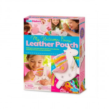 Сет за изработка, Kidz Maker, My Unicorn Faux Leather Pouch 