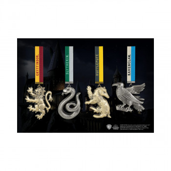 Лампиони - сет од 4, Harry Potter - Hogwarts Mascot Ornaments 