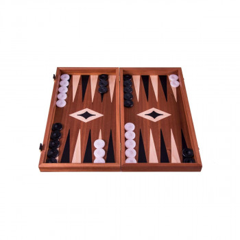 Сет за табла, Handcrafted Mahogany - Elegant Marquetry, црн 
