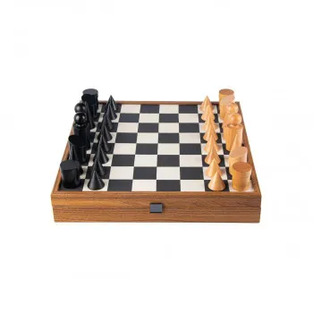 Сет за шах, Bauhaus Style, црн 
