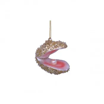 Лампион, Champagne Glitter Oyster, 7 cm 