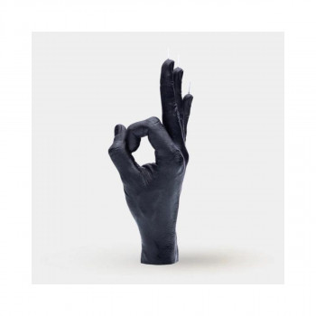 Свеќа, Hand Gesture Candles, OK, црна 