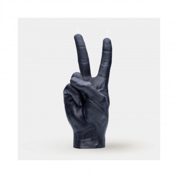 Свеќа, Hand Gesture Candles, Peace, црна 