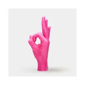 Свеќа, Hand Gesture Candles, OK, розева 