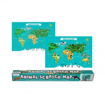 Мапа на светот за гребење - Животни 