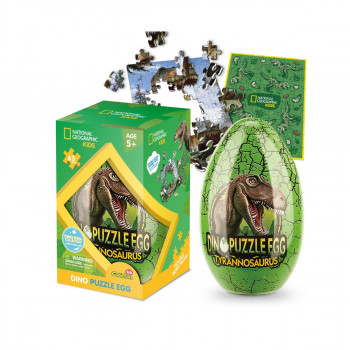 Сложувалка, National Geographic Kids: Dino Puzzle Egg - T-Rex, 63 парчиња 