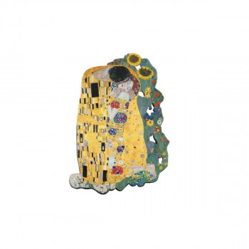 Магнет од медијапан, Gustav Klimt - The Kiss with Sunflowers 