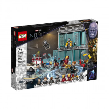 LEGO коцки, Marvel: The Infinity Saga - Iron Man Armory 