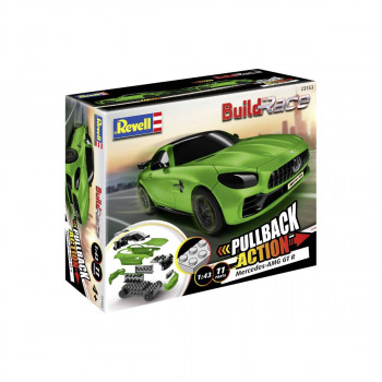 Макета, Build 'n Race Mercedes AMG GT R - Green, 1:43 