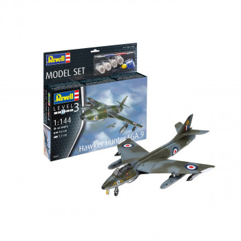 Сет макета + бои, Hawker Hunter FGA.9, 1:144 