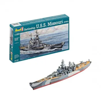 Макета, Battleship USS Missouri WWII, 1:1200 