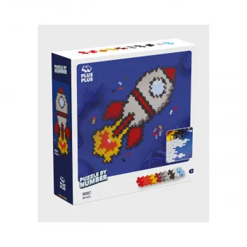 Коцки за градба, Puzzle By Number - Ракета, 500 парчиња 