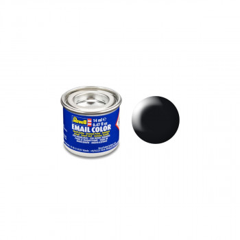 Боја за макета, Email Color Black - полумат, 14ml 