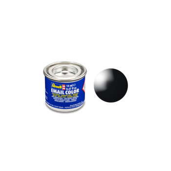 Боја за макета, Email Color Black - сјајна, 14ml 