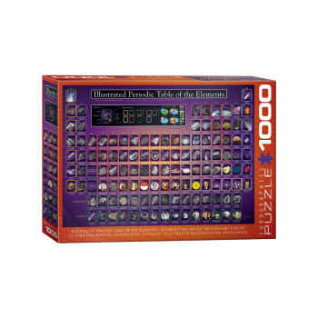 Сложувалка, Illustrated Periodic Table of the Elements, 1000 парчиња 