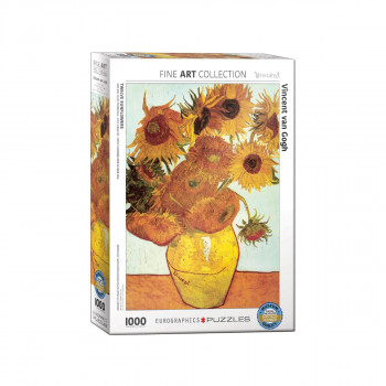 Сложувалка, Van Gogh - Vase With Twelve Sunflowers, 1000 парчиња 