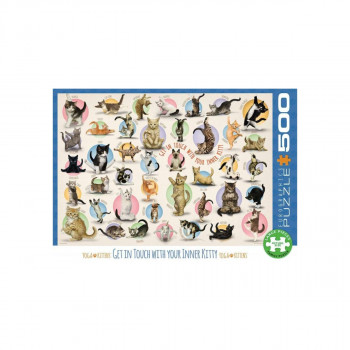 Сложувалка, Yoga Kittens, 500 парчиња 
