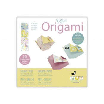 Забавни оригами - Пиленца, 15 x 15 cm 