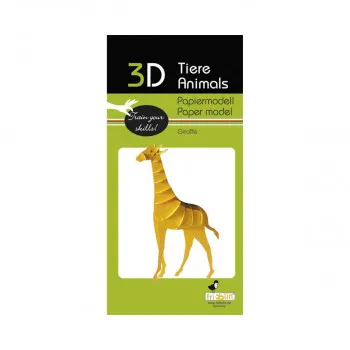 3Д модел од хартија, Жирафа 