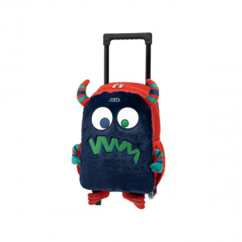 Детски ранец со тркалца, Los Ninos, Monster 