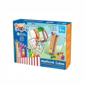 Сет со математички активности, MathLink® Cubes Numberblocks 11-20 