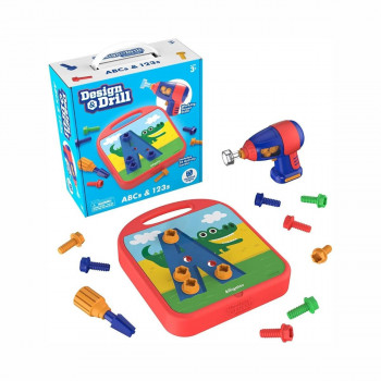 СТЕМ-сет - Букви и бројки, Design & Drill® ABCs & 123s 