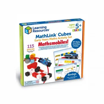 Сет со математички активности, MathLink® Cubes Early Maths - Mathmobiles 