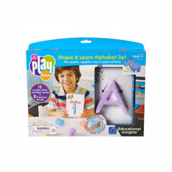 Сет за моделирање и учење - Азбука, Playfoam® Shape & Learn Alphabet Set 