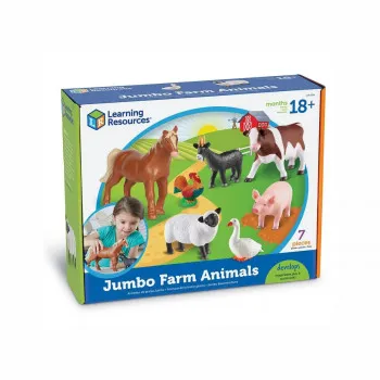 Сет фигури - Животни на фарма, Jumbo Farm Animals 